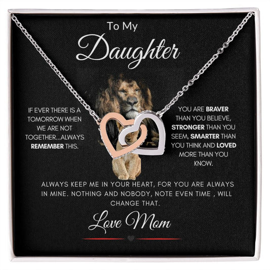 INTERLOCKING NECKLESS | TO MY DAUGHTER | FROM MOM